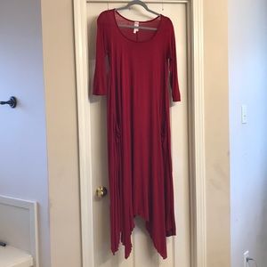 Burgundy Maxi Dress